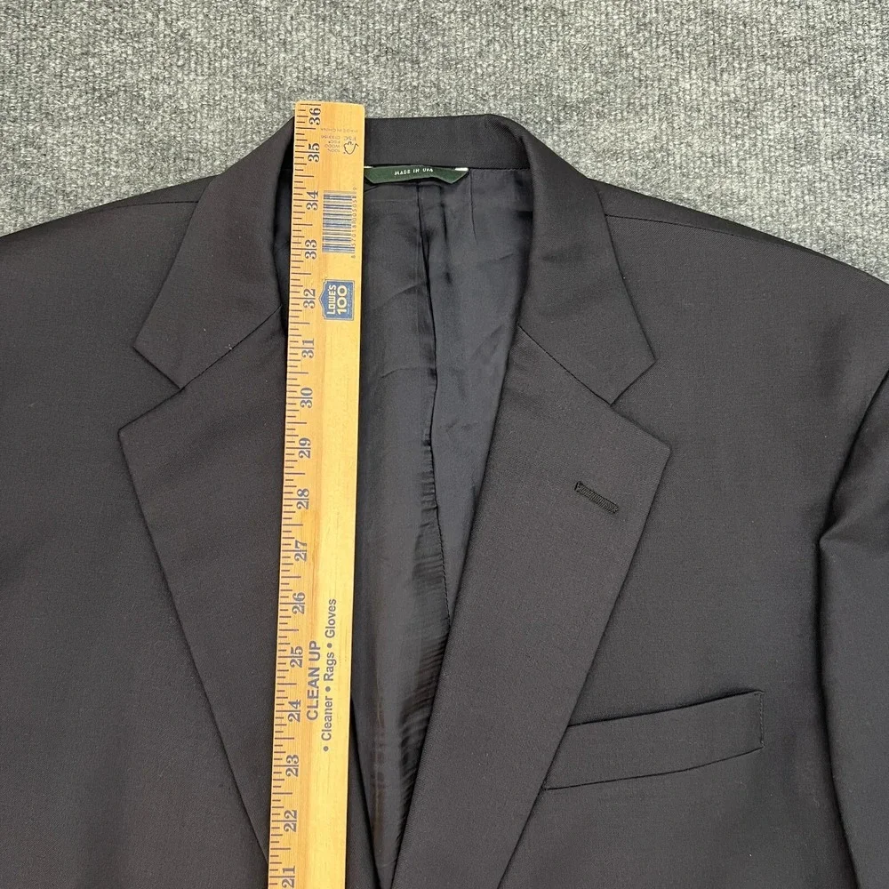 Brooks Brothers Country Club Loro Piana super 120s Black blazer jacket 48L